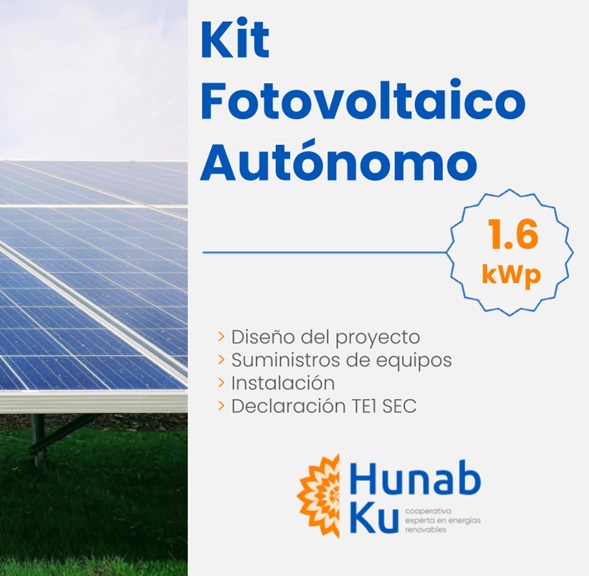 Kit Fotovoltaico Autonomo 1,6 KWP