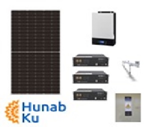 Kit Fotovoltaico Autónomo 2,1 KWp Incluye