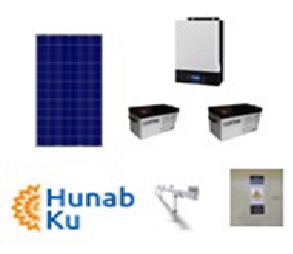 Kit Fotovoltaico Autónomo 400 WP Incluye